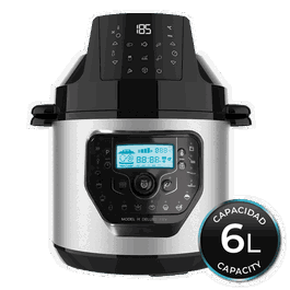 Cecotec GM H Deluxe Fry Olla Programable de 6 L con Freidora de Aire