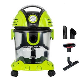 Cecotec Wet&Dry T Aspiradora de tambor Seca y húmeda 1200 W, 15 L, Sin bolsa