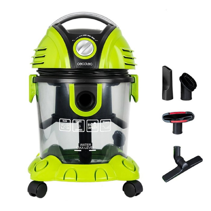 Cecotec Wet&Dry T Aspiradora de tambor Seca y húmeda 1200 W, 15 L, Sin bolsa Cecotec Wet&Dry T Aspiradora de tambor Seca y húmeda 1200 W, 15 L, Sin bolsa
