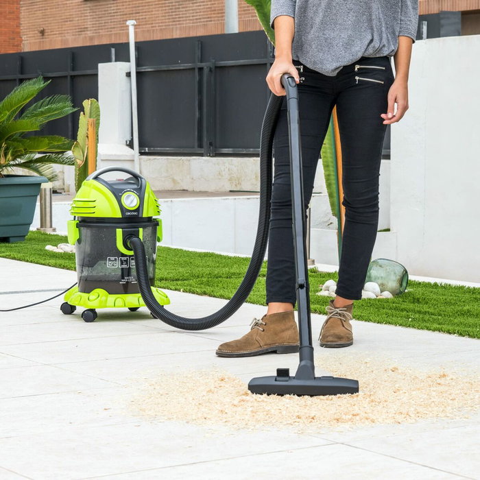 Cecotec Wet&Dry T Aspiradora de tambor Seca y húmeda 1200 W, 15 L, Sin bolsa Cecotec Wet&Dry T Aspiradora de tambor Seca y húmeda 1200 W, 15 L, Sin bolsa