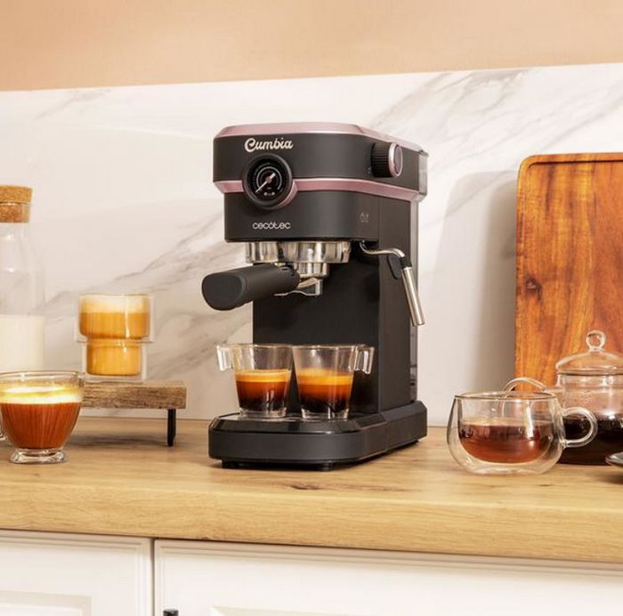 Cecotec Cafelizzia 890 Rose Pro Máquina de Café Espresso Automática Total, 1.1 L - Cafetera Superautomática