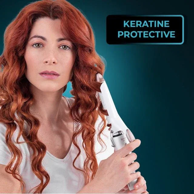 Rizador para el pelo cecotec bamba surfcare curly blanco