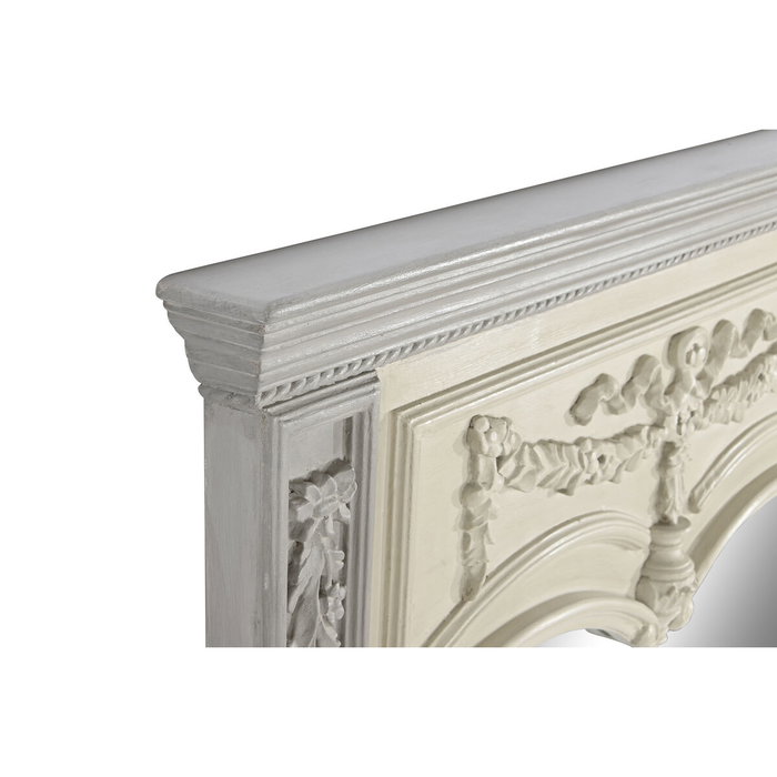 Home ESPRIT Miroir mural Gris clair Bois de manguier 96,5 x 8,5 x 142 cm Home ESPRIT Miroir mural Gris clair Bois de manguier 96,5 x 8,5 x 142 cm