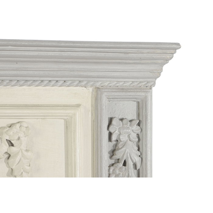 Home ESPRIT Miroir mural Gris clair Bois de manguier 96,5 x 8,5 x 142 cm Home ESPRIT Miroir mural Gris clair Bois de manguier 96,5 x 8,5 x 142 cm