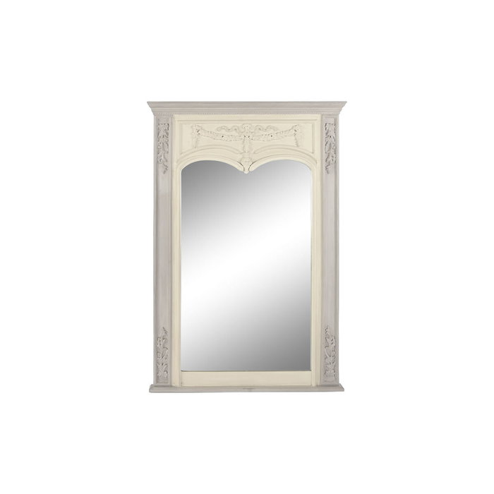 Home ESPRIT Miroir mural Gris clair Bois de manguier 96,5 x 8,5 x 142 cm Home ESPRIT Miroir mural Gris clair Bois de manguier 96,5 x 8,5 x 142 cm