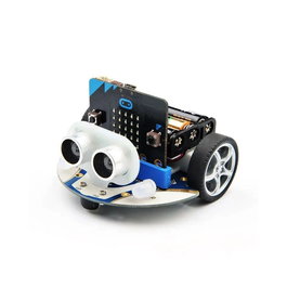 Micro:bit Robot Coche Intelligent Cutebot Kit Voiture Programmable avec Capteurs Ultrasons Suiveur de Ligne IR
