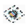 Micro:bit Robot Coche Intelligent Cutebot Kit Voiture Programmable avec Capteurs Ultrasons Suiveur de Ligne IR