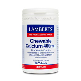 LAMBERTS CALCIO Comprimés Masticables 400 mg
