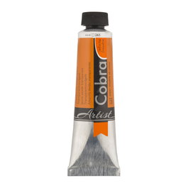 Cobra Peinture à l'huile Cobra Artist Color Jaune oxyde transparent 265, 40 ml