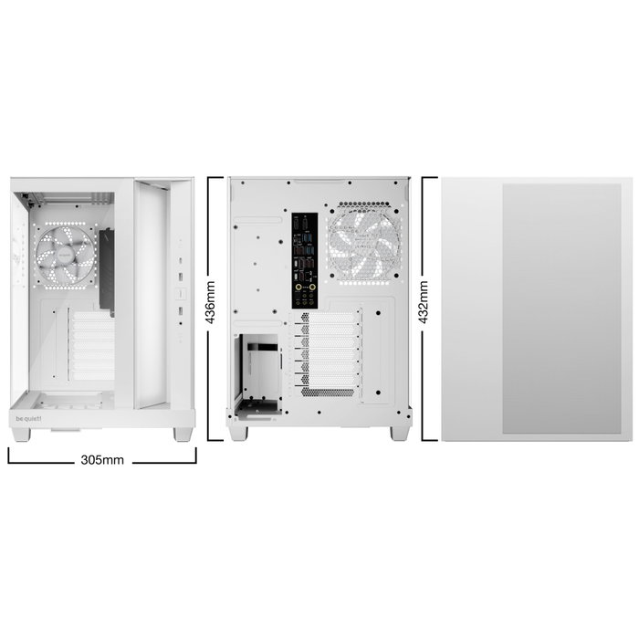 be quiet! Light Base 500 LX White be quiet! Light Base 500 LX White