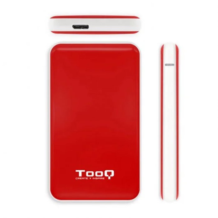 Tooq Tqe-2528R Boîtier Externe pour Disque Dur 2.5 Pouces SATA vers USB 3.1 Gen1 UASP