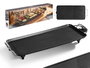 ARGON Plancha eléctrica 66x28cm 1500W Negro
