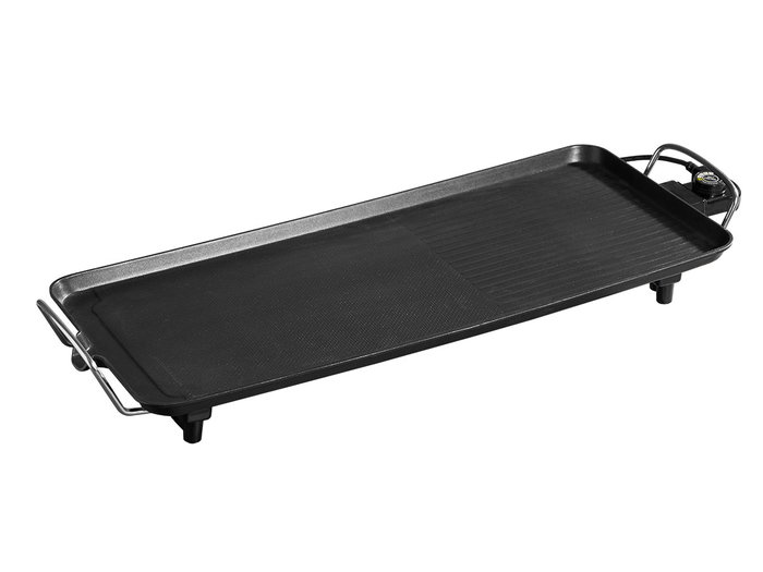 ARGON Plancha eléctrica 66x28cm 1500W Negro