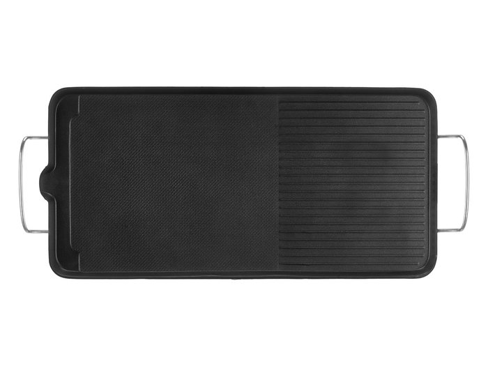 ARGON Plancha eléctrica 66x28cm 1500W Negro