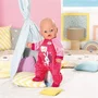 Zapf Creation Combinaison BABY born Rose Motif lapin avec cintre pour poupon 43cm