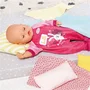 Zapf Creation Combinaison BABY born Rose Motif lapin avec cintre pour poupon 43cm