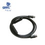GSC Evolution Câble coaxial TV avec filtre 1,5 m de mâle à femelle Noir