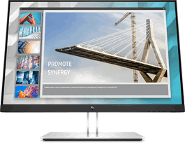 HP Moniteur Écran Plat 24" (60,45 cm) Full HD 1920x1080, HDMI, VGA, Noir, Réf. 9VJ40AA / 9VJ40AA#ABB