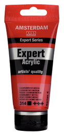 Amsterdam Expert Series Peinture Acrylique Tube 75 ml Rouge Cadmium Moyen 314