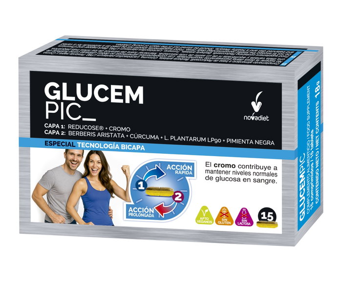 NOVADIET GLUCEMPIC 15 COMP