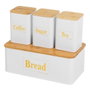 BigBuy Home Pots Blanc Naturel