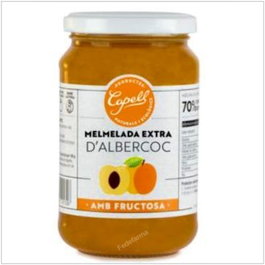 CAPELL Confiture d'abricot avec fructose 400g