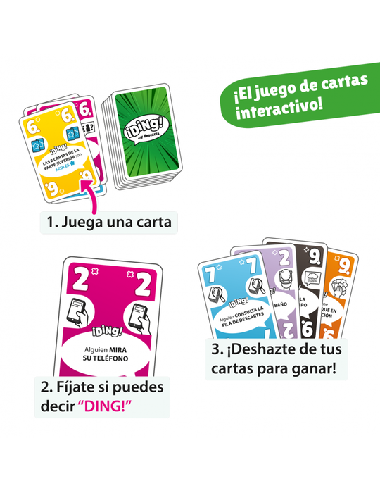 Sd games DING! Jeu de cartes familial et rapide à partir de 8 ans Sd games DING! Jeu de cartes familial et rapide à partir de 8 ans