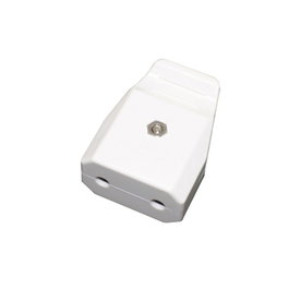 F-Line Base aérienne blanche 10 A 250 V avec obturateur