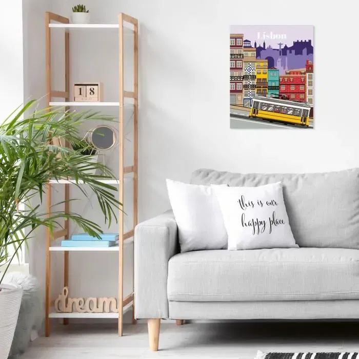 Ravensburger 25522 CreArt - Peinture par numéros adulte Lisbon 24x30 cm - Activité créative et détente - À partir de 12 ans