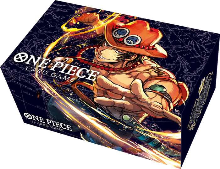 Bandai Tapis de Jeu et Boîte de Rangement One Piece – Rouge, 30x61 cm, 16,5x8x11 cm