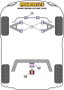 Powerflex Support de poutre arrière silentblock