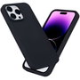 eSTUFF Coque iPhone 15 Pro Max INFINITE RIGA en Silicone Recyclé (93% de Matières Recyclées, Protection Antichoc 1.2 m) - Noir