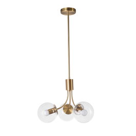 Lampe À Suspension Neuquen en métal et verre