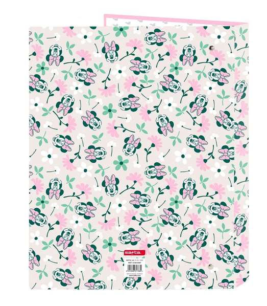 Safta Classeur à anneaux Minnie Mouse Minty 4 anneaux mixtes 26,5x33x4 cm Safta Classeur à anneaux Minnie Mouse Minty 4 anneaux mixtes 26,5x33x4 cm