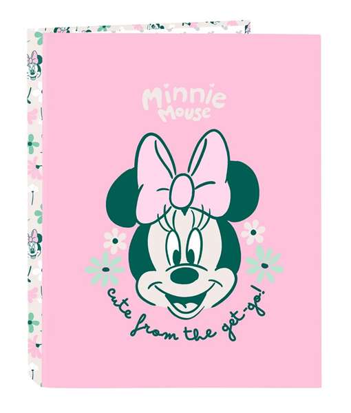 Safta Classeur à anneaux Minnie Mouse Minty 4 anneaux mixtes 26,5x33x4 cm Safta Classeur à anneaux Minnie Mouse Minty 4 anneaux mixtes 26,5x33x4 cm