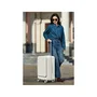 Swiss Fly Valise cabine Blanc perle avec compression sous vide