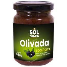 SOLNATURAL Olives noires Bajo Aragon Bio 140 g