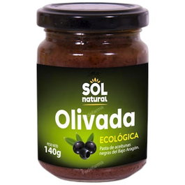 SOLNATURAL Olives noires Bajo Aragon Bio 140 g