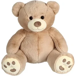 GIPSY TOYS - Ours en peluche Patachon Taupe 80 cm - Peluche douce pour enfants, cadeau d'anniversaire