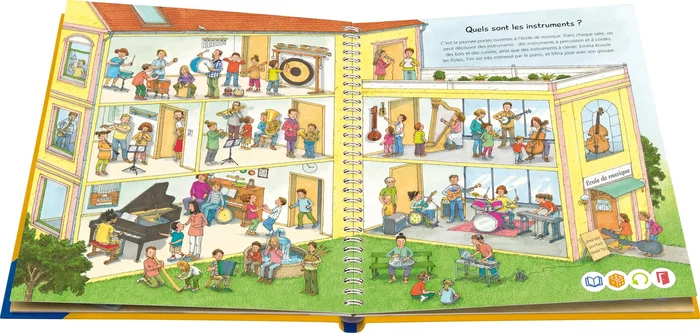 Ravensburger tiptoi - Livre interactif pour enfants à la découverte de la musique, jeu éducatif dès 4 ans