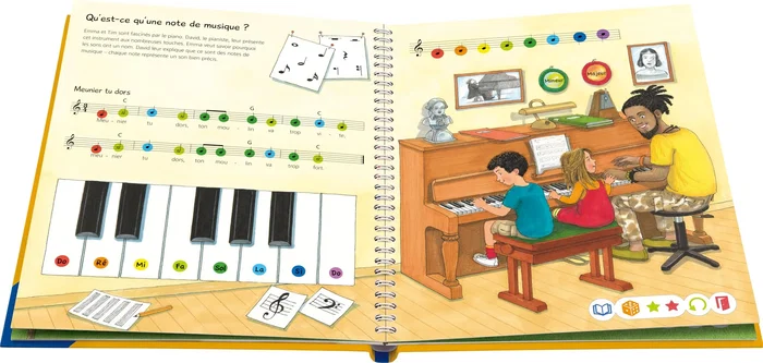 Ravensburger tiptoi - Livre interactif pour enfants à la découverte de la musique, jeu éducatif dès 4 ans