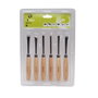Lot de ciseaux à bois Irimo Acier 6 Pièces