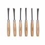 Irimo Lot de ciseaux à bois Acier 6 Pièces