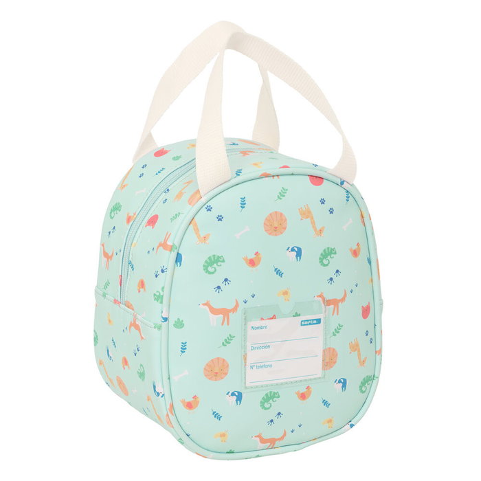 Sac glacière goûter Safta Pandi Bleu 19 x 22 x 14 cm