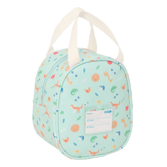 Sac glacière goûter Safta Pandi Bleu 19 x 22 x 14 cm