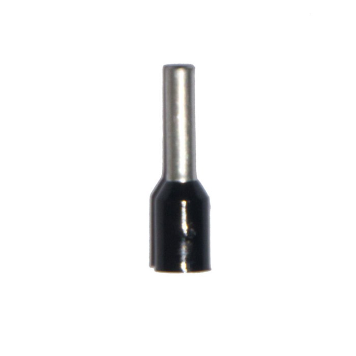 Basics Embout isolé 01,50 mm², noir, 100 unités Basics Embout isolé 01,50 mm², noir, 100 unités