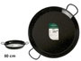 La Dehesa Paellera en acier émaillé 50 cm 13 portions noir (Set de 4)