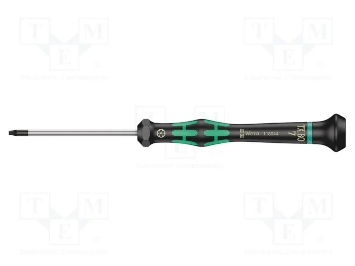WERA Tournevis de précision Torx® T7H Kraftform Micro