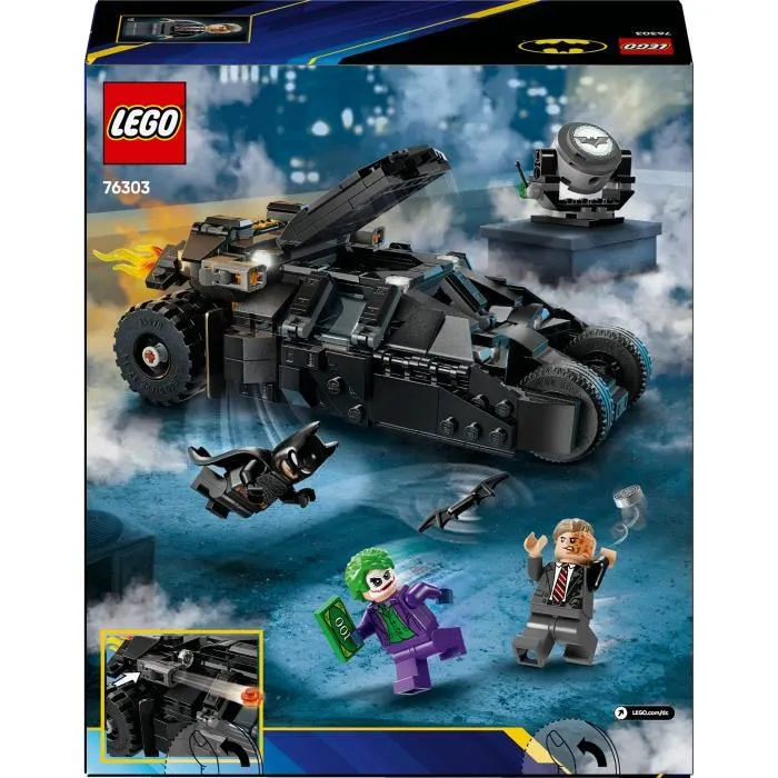 Lego - Batmobile Tumbler de Batman contre Double-Face et Le Joker - Jeu de construction 76303 avec 3 minifigurines - Jouet pour enfants à partir de 8 ans