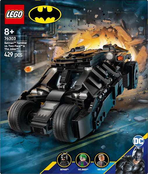 LEGO Batmobile Tumbler de Batman contre Double-Face et le Joker